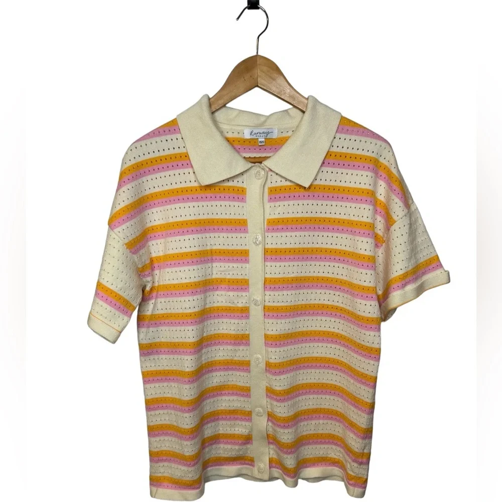 New Runway Scout Harmony Knit Set 2.0 shorts shirt matching cream sold out comfy - Picture 5 of 10